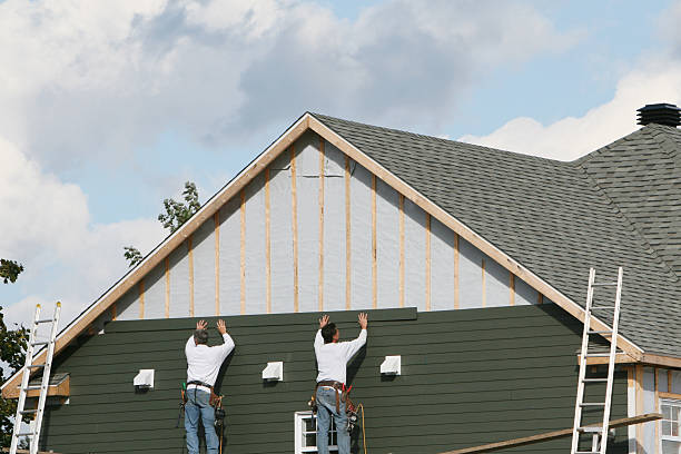 Professional Siding Contractor technician working in Gibsonville, NC